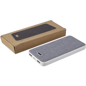 ABS powerbank, jrahasznostott anyagbl, fehr