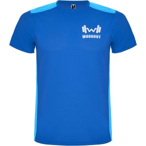 Detroit rvid ujj uniszex sportpl, royal blue, light royal (T-shirt, pl, kevertszlas, mszlas)