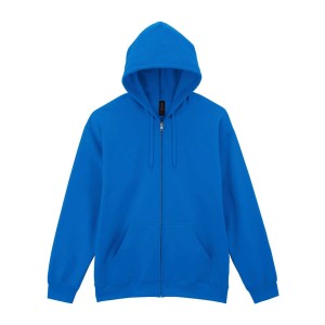 GILDAN SOFTSTYLE cipz�ras kapucnis pol�rpul�ver, Royal