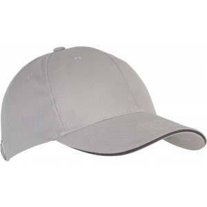 Kup Orlando 6 paneles sapka, Light Grey/Dark Grey (sapka)