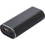 Powerbank flhallgatval, fekete