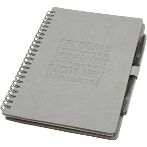 Slate füzet és golyóstoll szett, szürke (füzet, notesz)