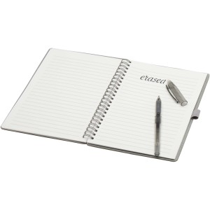 Slate füzet és golyóstoll szett, szürke (füzet, notesz)