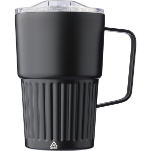 Újraacél útibögre, 450 ml, fekete